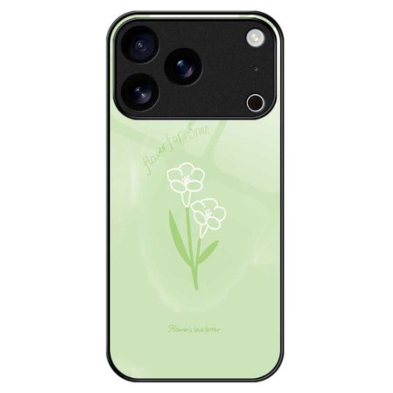 Coque iPhone 17 Pro Max Verre Trempé Flowers
