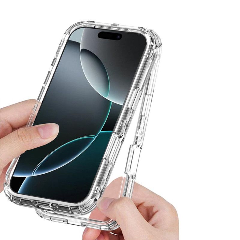 Coque iPhone 17 Pro Transparente Trois-en-Un