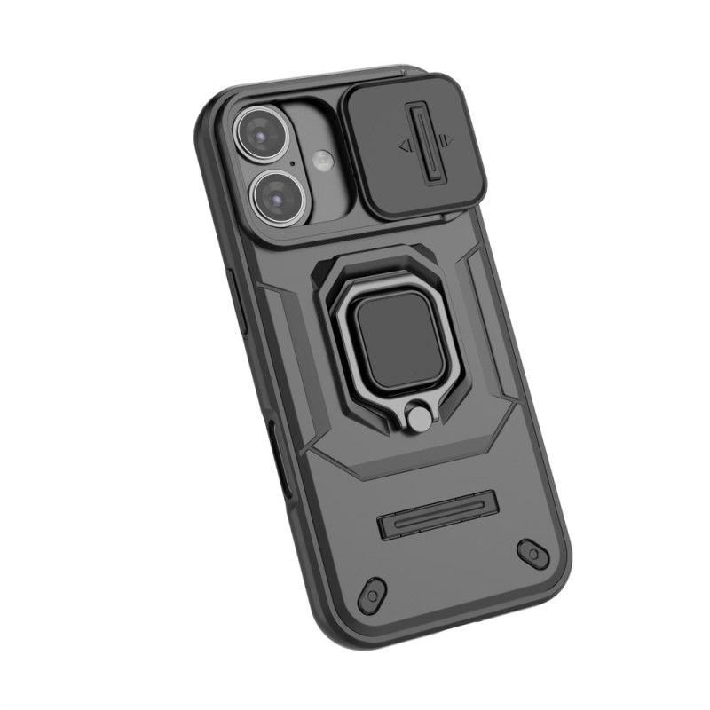 Coque iPhone 17 Ring Résistante avec Protecteur Caméra