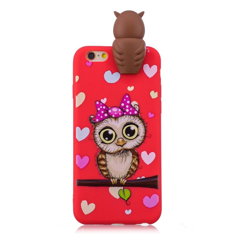 Coque iPhone 6/6s Hibou 3d