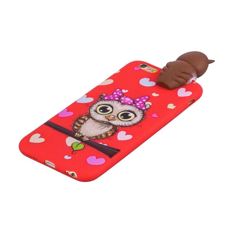 Coque iPhone 6/6s Hibou 3d