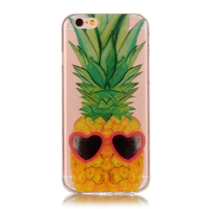 Coque iPhone 6/6s Transparente Incognito Ananas