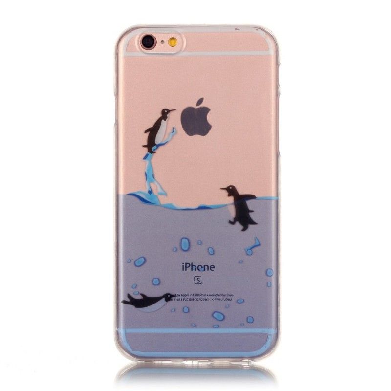 Coque iPhone 6/6s Transparente Jeu De Pingouins