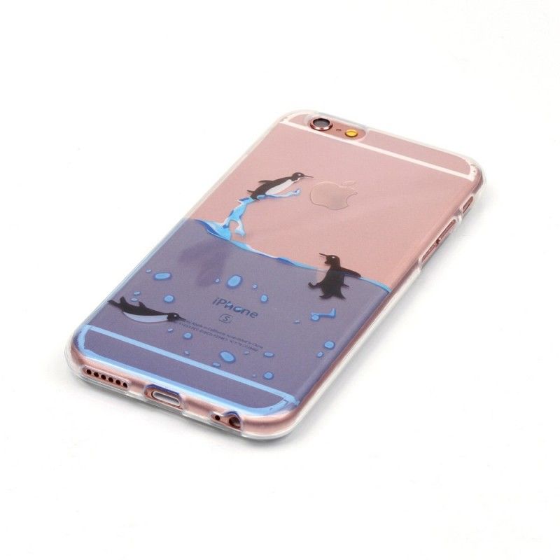 Coque iPhone 6/6s Transparente Jeu De Pingouins