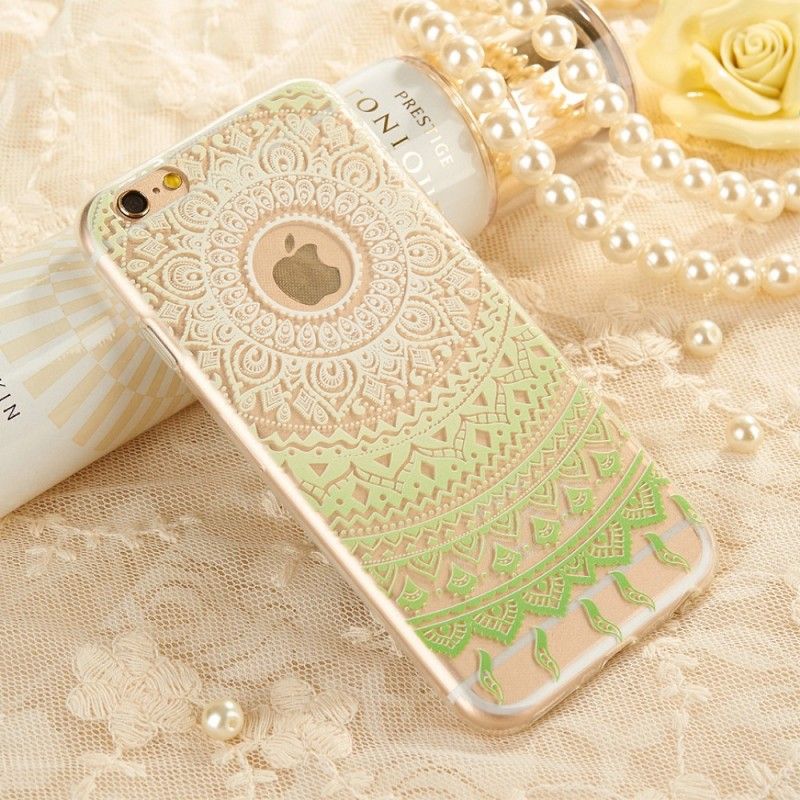 Coque iPhone 6/6s Transparente Mandala