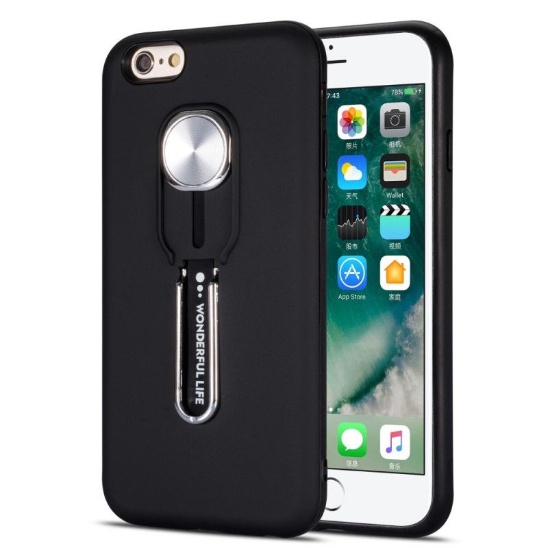 Coque iPhone 6/6s Wonferful Life Avec Anneau-support