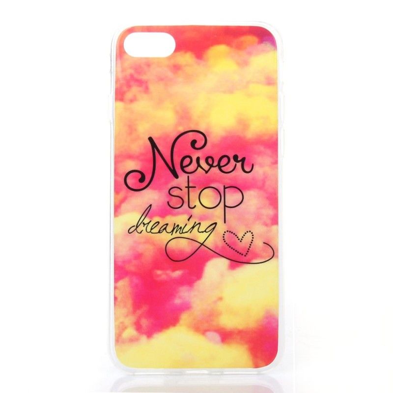 Coque iPhone 7 / 8 Never Stop Dreaming