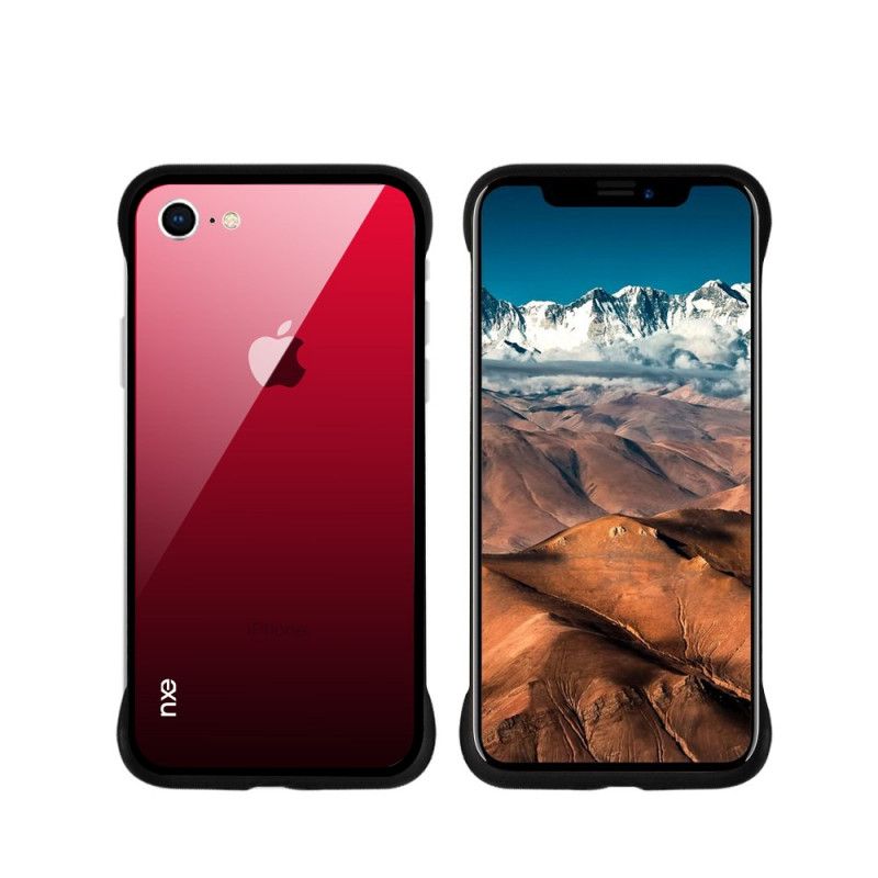 Coque iPhone 8 / 7 Nxe Verre Trempé Colors