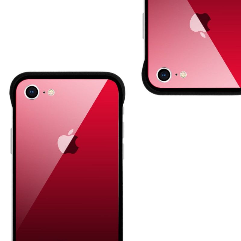 Coque iPhone 8 / 7 Nxe Verre Trempé Colors