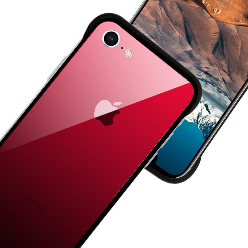 Coque iPhone 8 / 7 Nxe Verre Trempé Colors