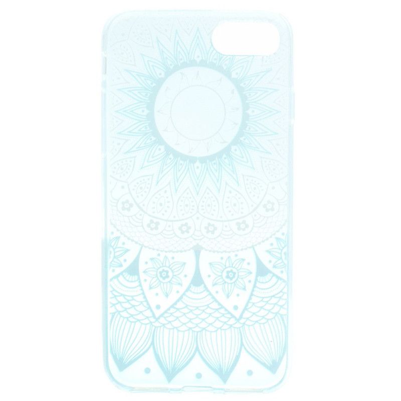 Coque iPhone 8 / 7 Transparente Mandala Coloré