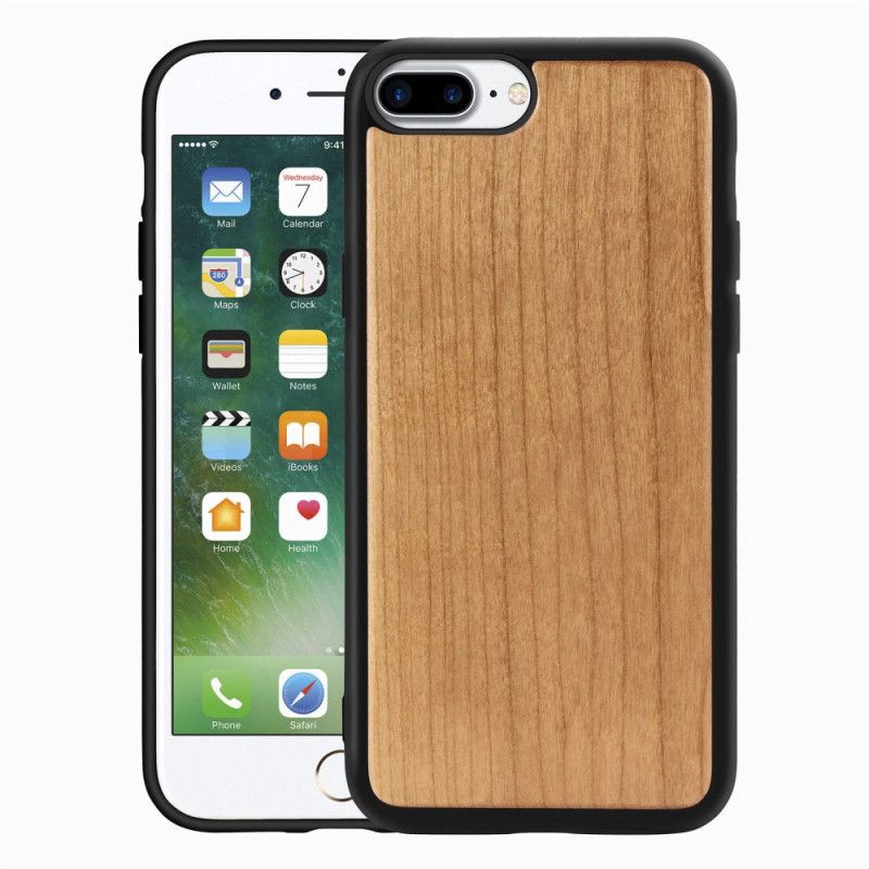 Coque iPhone 8 Plus / 7 Plus / 6 Plus Bois Naturel