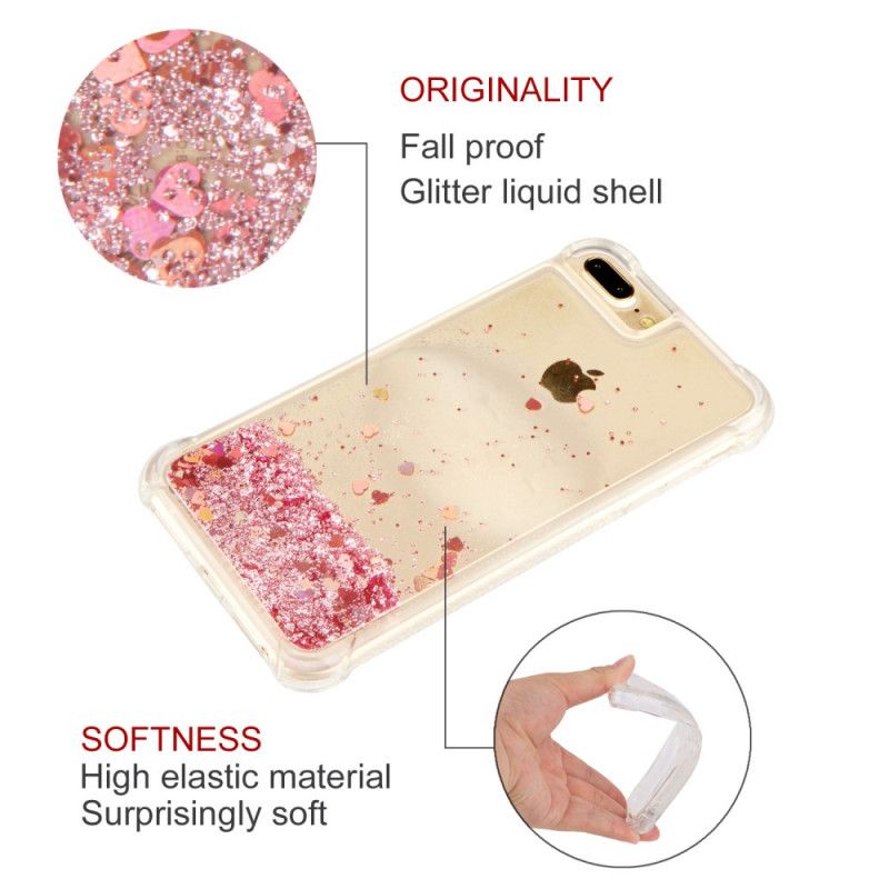 Coque iPhone 8 Plus / 7 Plus Désires Paillettes