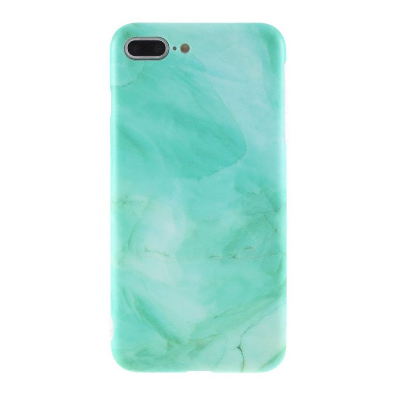 Coque iPhone 8 Plus / 7 Plus Silicone Effet Marbré