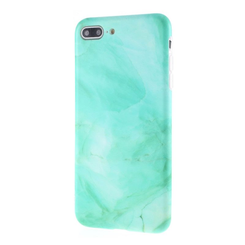 Coque iPhone 8 Plus / 7 Plus Silicone Effet Marbré