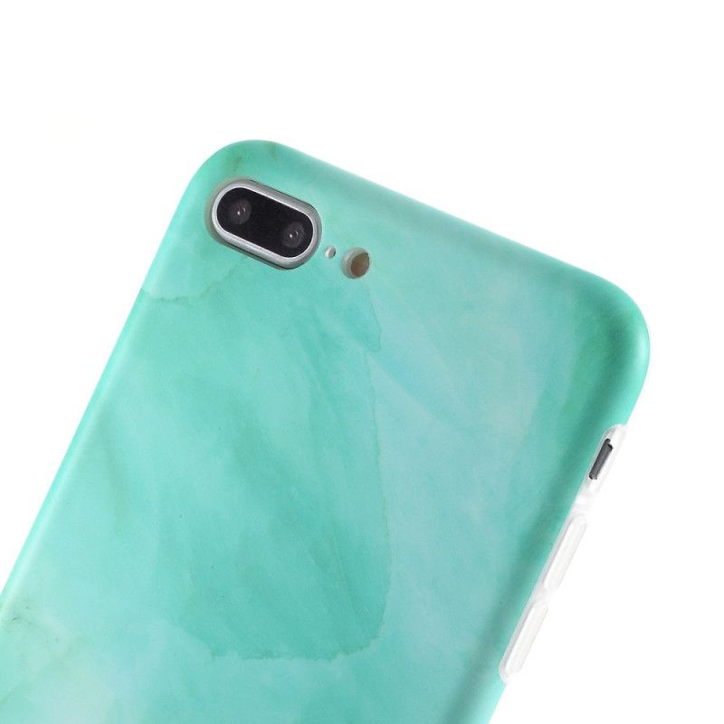 Coque iPhone 8 Plus / 7 Plus Silicone Effet Marbré