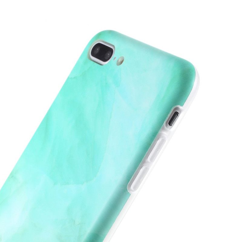 Coque iPhone 8 Plus / 7 Plus Silicone Effet Marbré