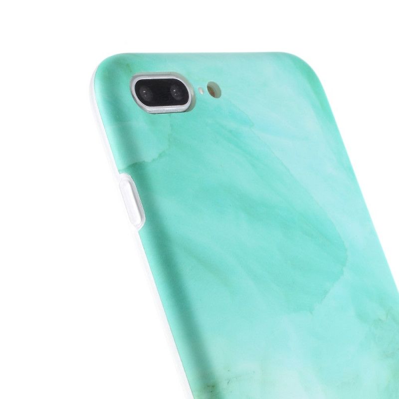 Coque iPhone 8 Plus / 7 Plus Silicone Effet Marbré