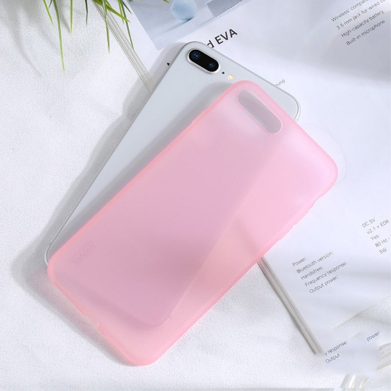 Coque iPhone 8 Plus / 7 Plus Silicone Givré Teinté