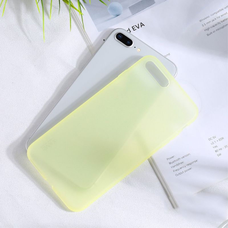 Coque iPhone 8 Plus / 7 Plus Silicone Givré Teinté