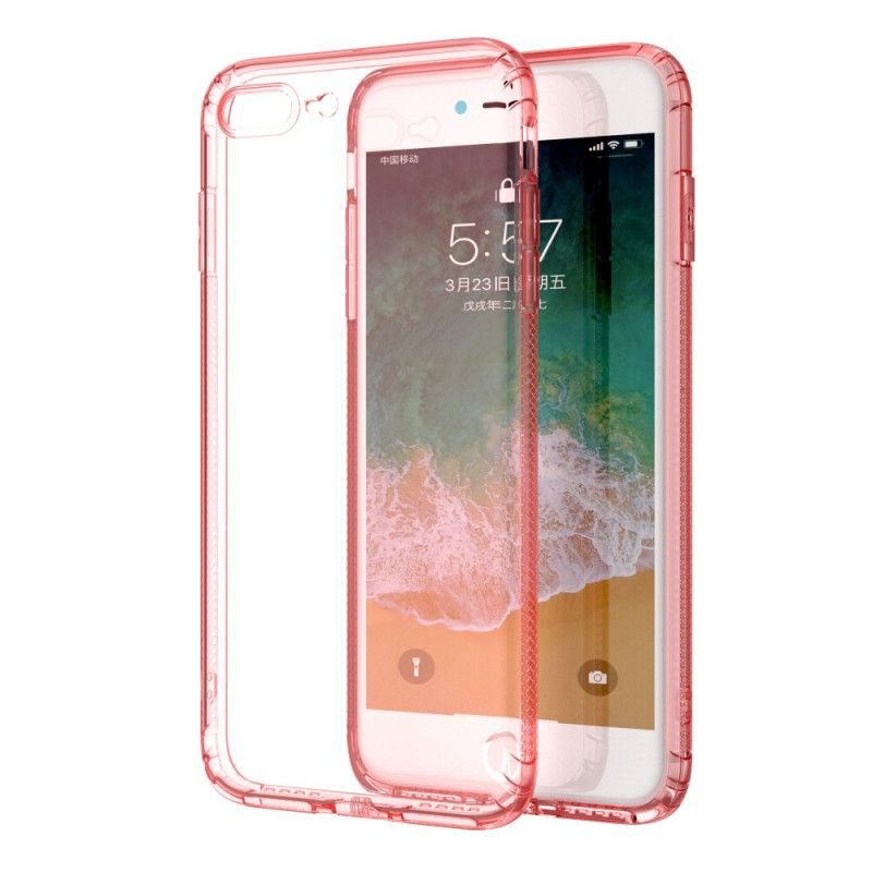 Coque iPhone 8 Plus / 7 Plus Transparente Leeu Coussins Protecteur