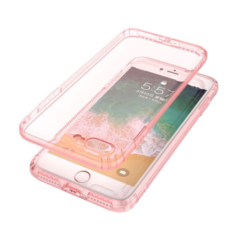 Coque iPhone 8 Plus / 7 Plus Transparente Leeu Coussins Protecteur