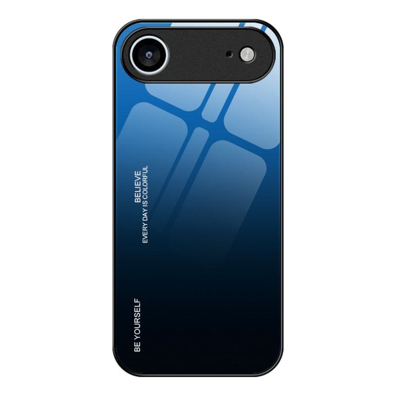 Coque iPhone Air Verre Trempé Be Yourself