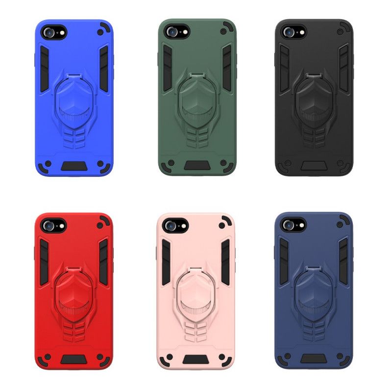 Coque iPhone Se 2 / 8 / 7 Détachable Armure Avec Anneau-support