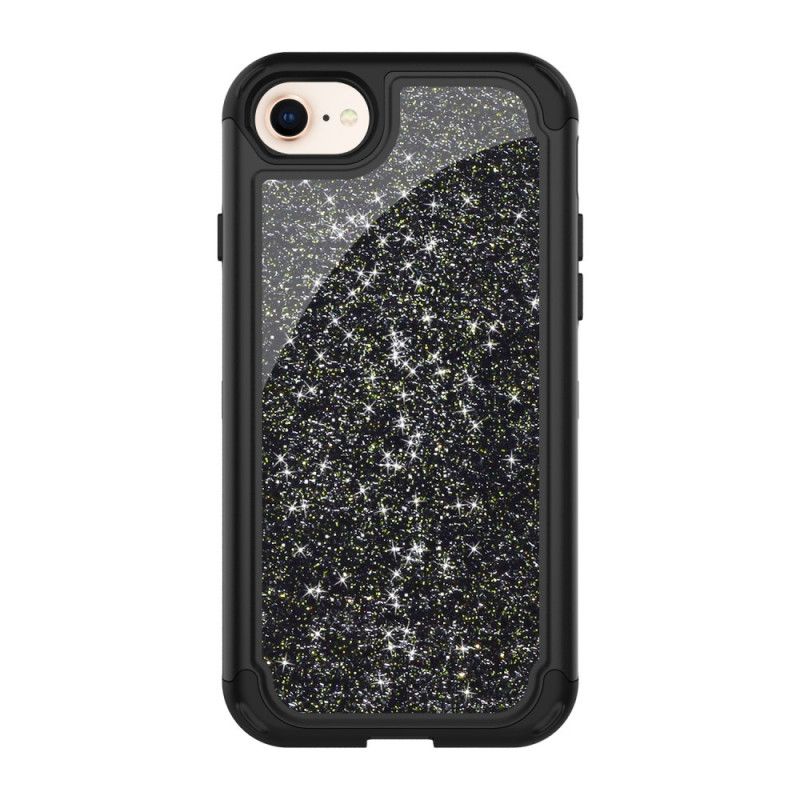 Coque iPhone Se 2 / 8 / 7 Détachable Superbes Paillettes