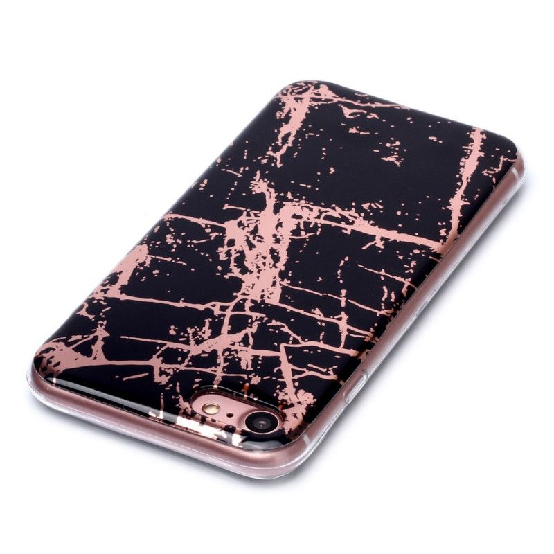 Coque iPhone Se 2 / 8 / 7 Marbre Géométrie Colorée