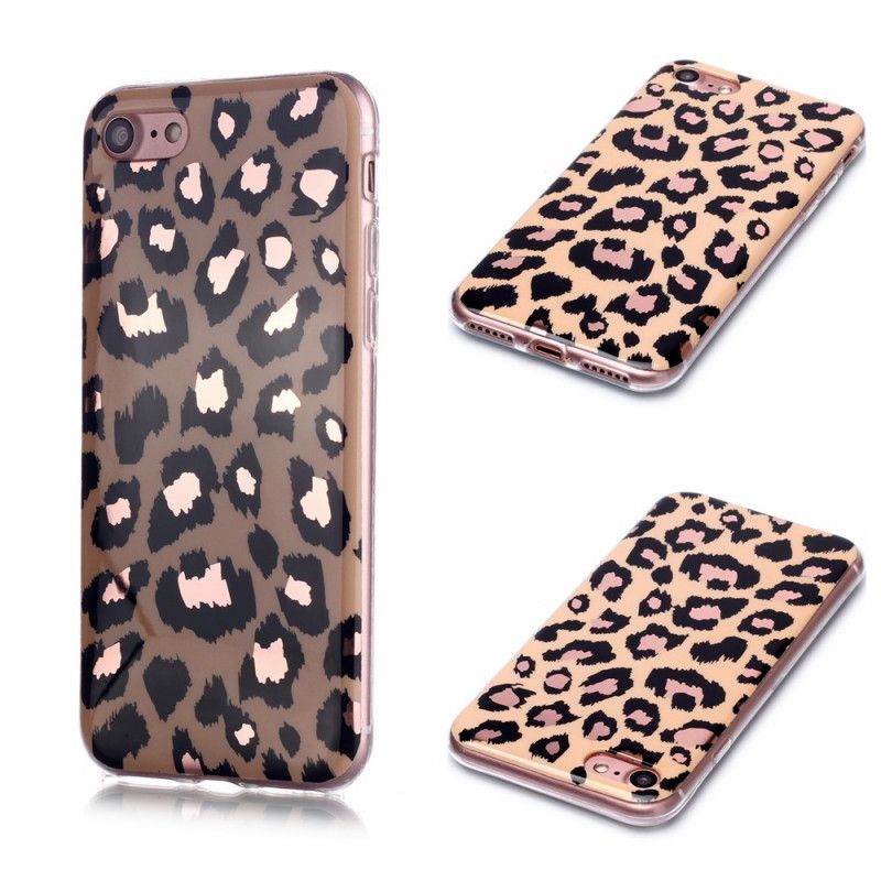 Coque iPhone Se 2 / 8 / 7 Marbre Style Léopard