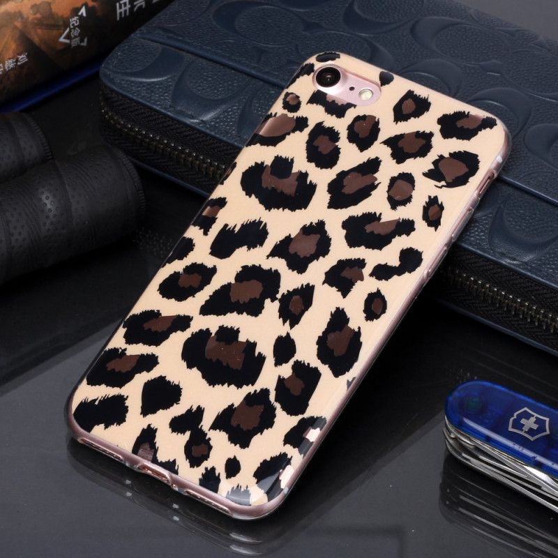 Coque iPhone Se 2 / 8 / 7 Marbre Style Léopard