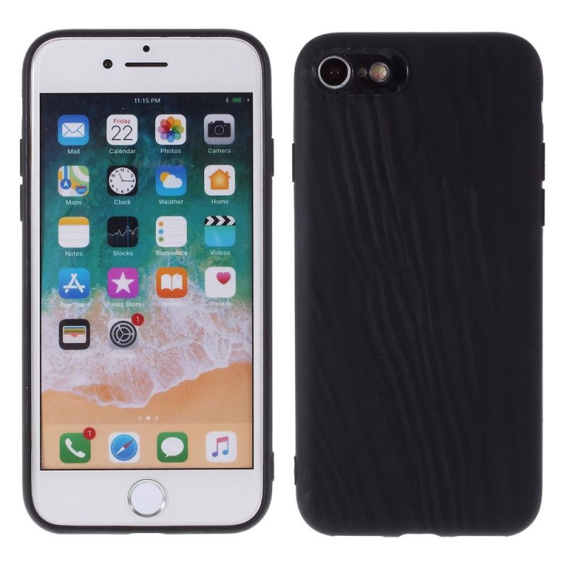 Coque iPhone Se 2 / 8 / 7 Silicone Texture Sablée