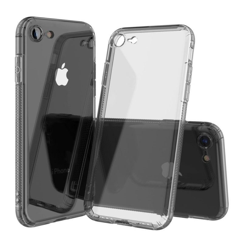 Coque iPhone Se 2 / 8 / 7 Transparente Leeu Coussins Protecteurs
