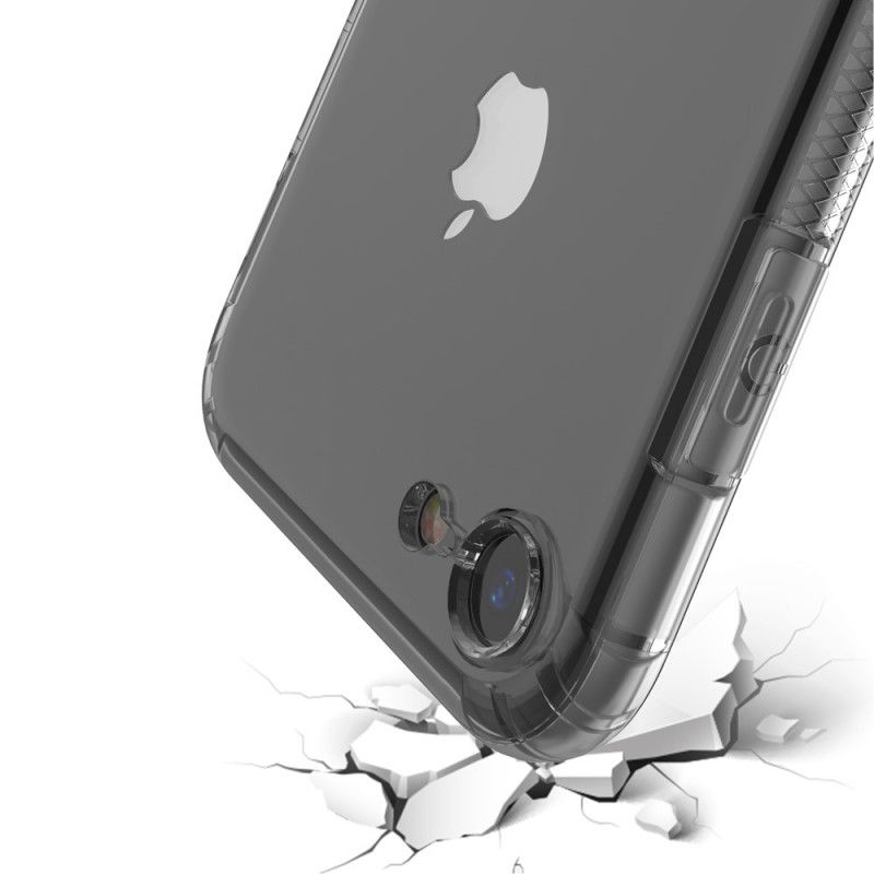 Coque iPhone Se 2 / 8 / 7 Transparente Leeu Coussins Protecteurs