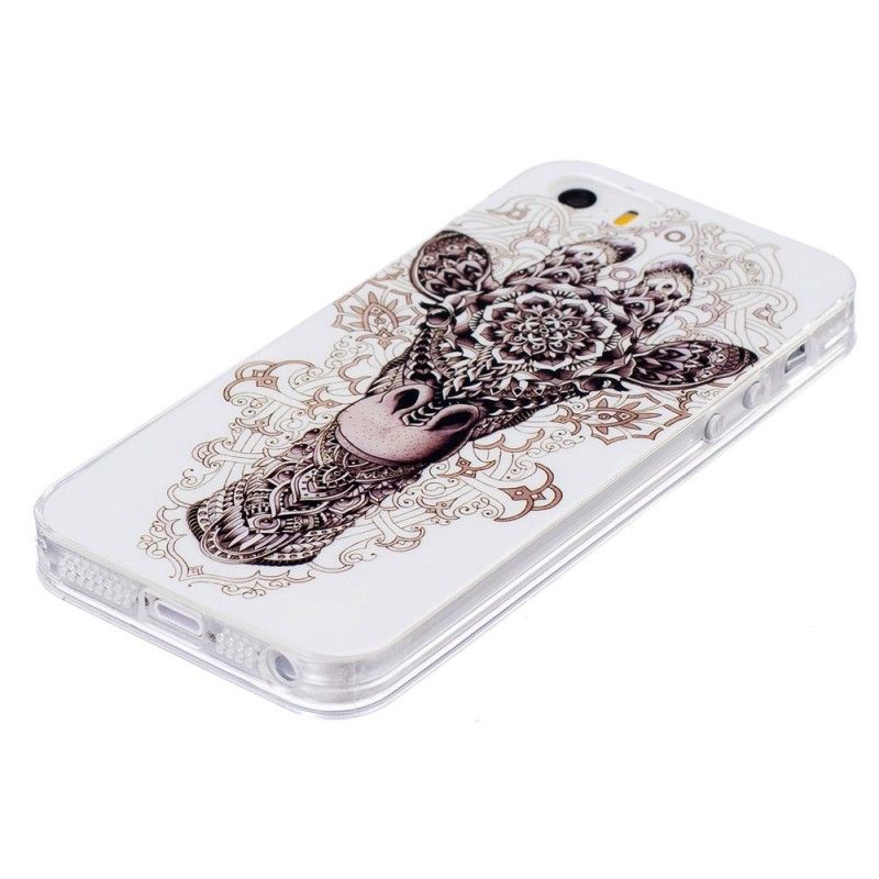 Coque iPhone Se/5/5s Girafe Tribale