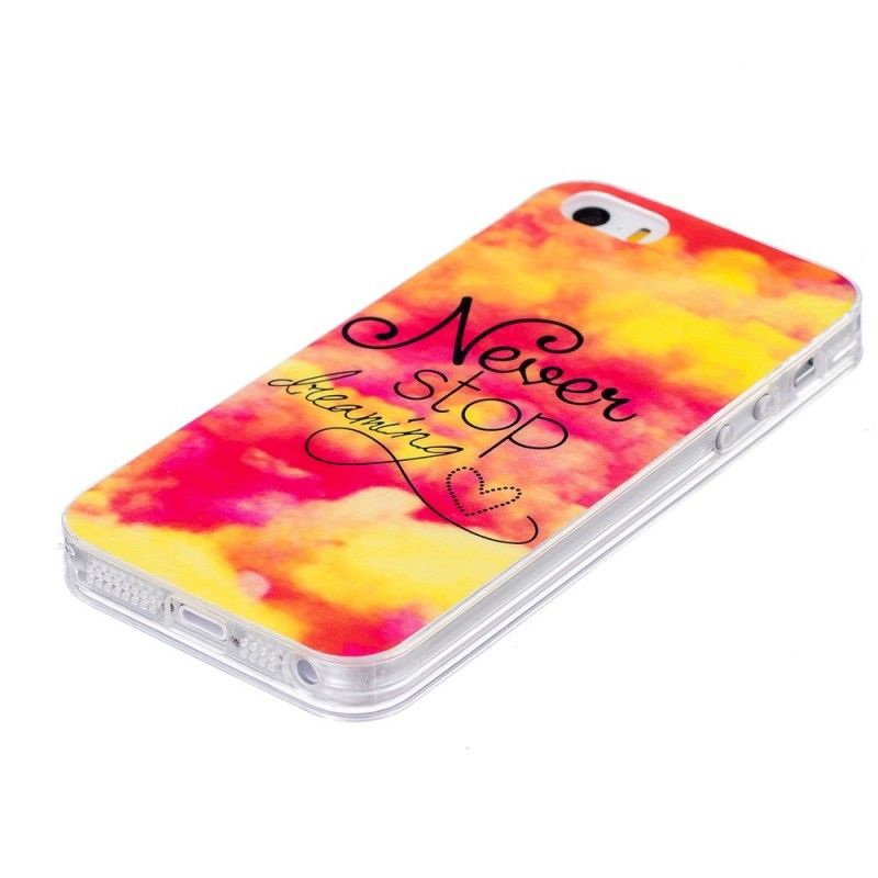 Coque iPhone Se/5/5s Never Stop Dreaming