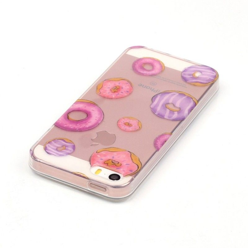 Coque iPhone Se/5/5s Transparente Fan De Donuts