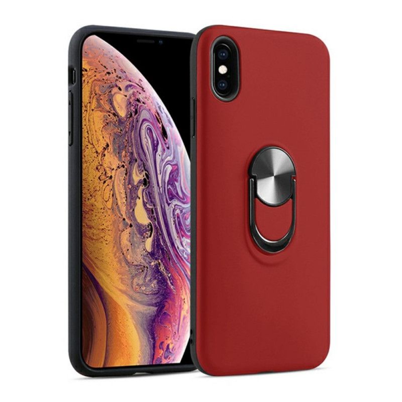 Coque iPhone X Détachable Avec Anneau Support