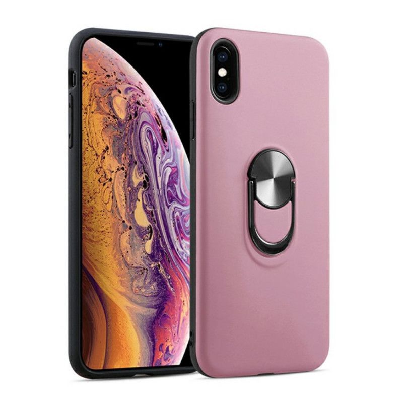 Coque iPhone X Détachable Avec Anneau Support