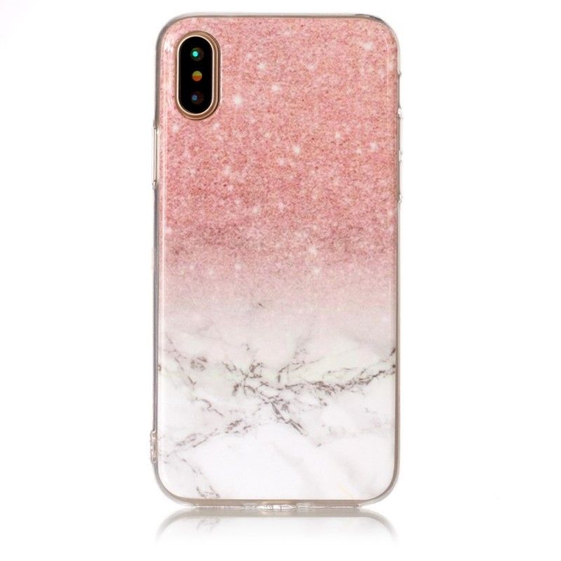 Coque iPhone X Effet Marbré