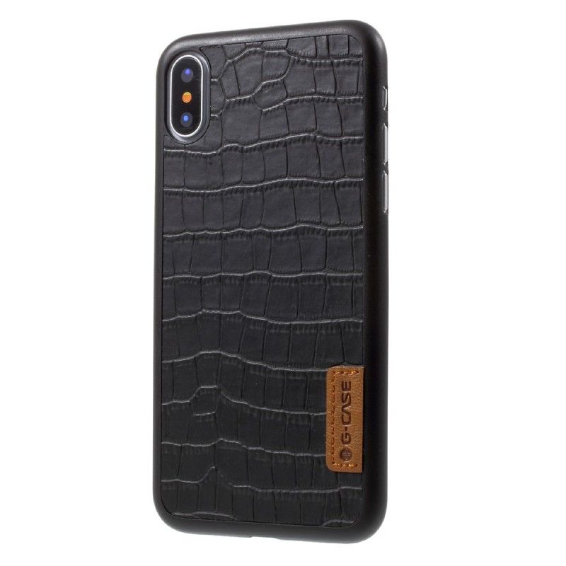 Coque iPhone X G-case Crocodile