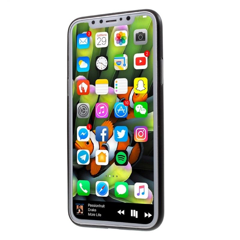 Coque iPhone X G-case Fibre Carbone