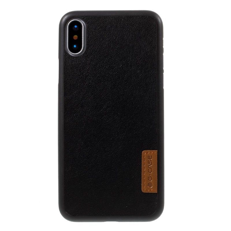 Coque iPhone X G-case Simili Cuir