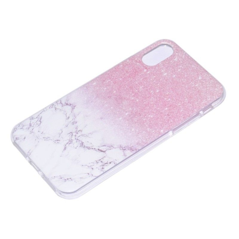 Coque iPhone X Marbre