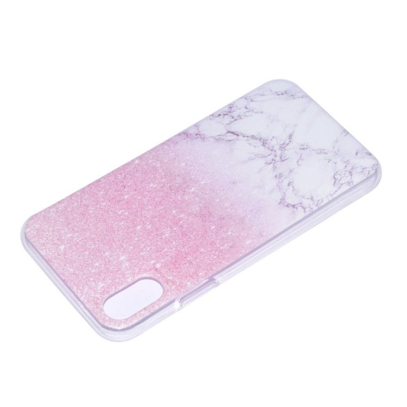 Coque iPhone X Marbre