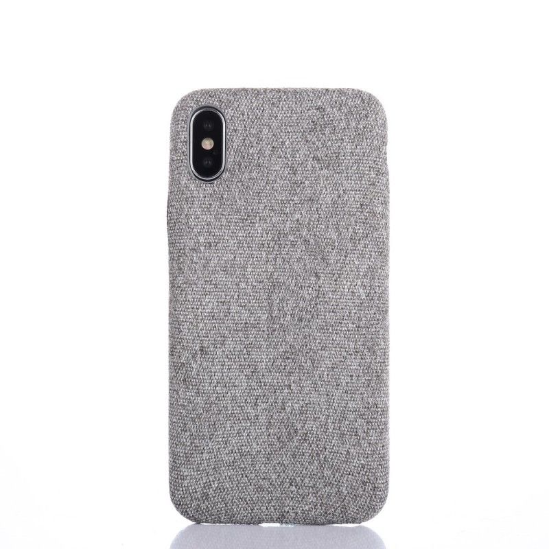 Coque iPhone X Tissu Chic