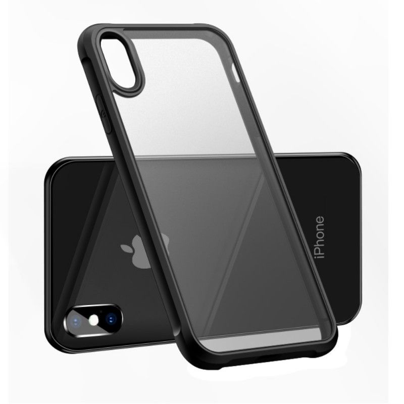 Coque iPhone X Transparente Leeu Coussins Protecteurs