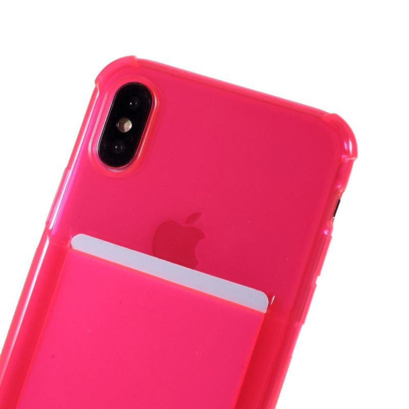 Coque iPhone X / Xs À Cordon Avec Porte-carte