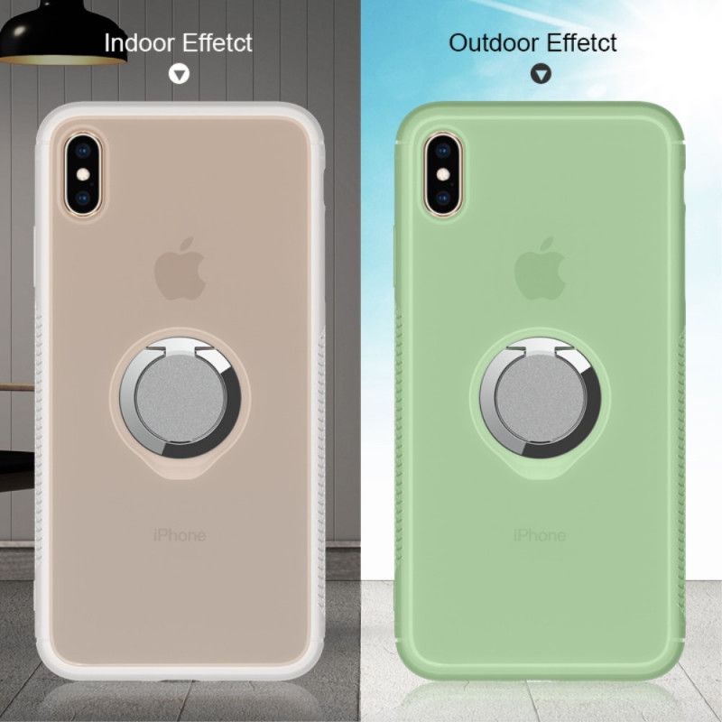 Coque iPhone X / Xs Changement De Couleur Intérieur/extérieur Avec Anneau